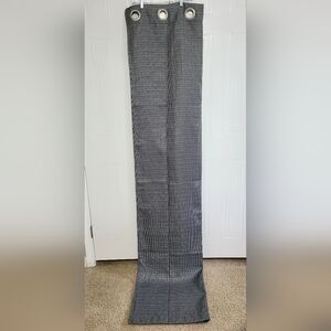 Gray Grommet Curtain Panels